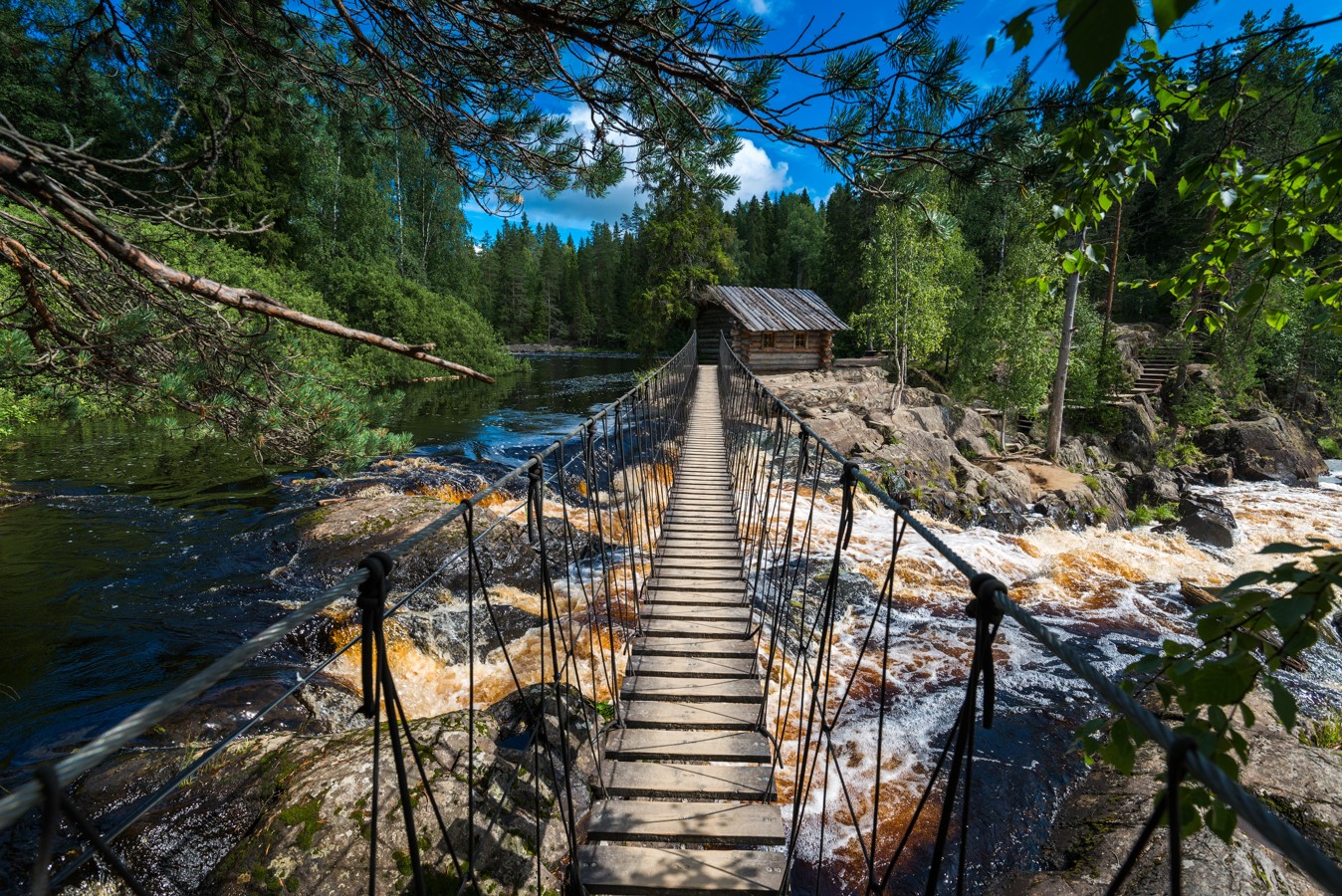 Рускеальские водопады