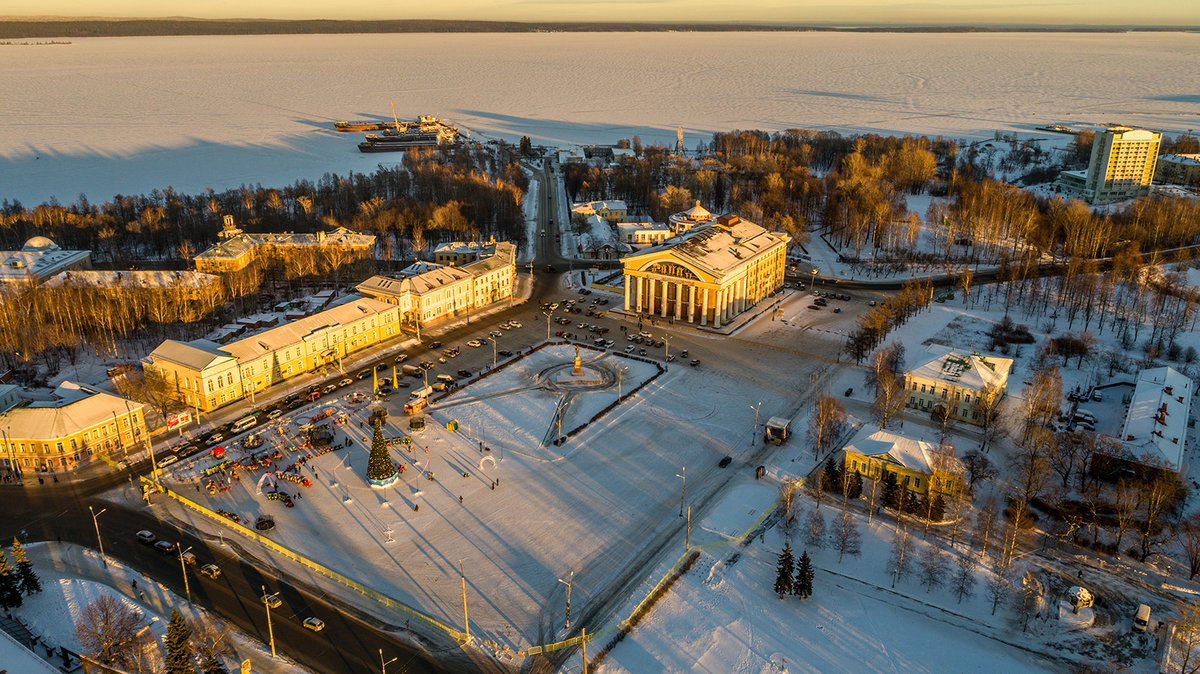 Петрозаводск зимой