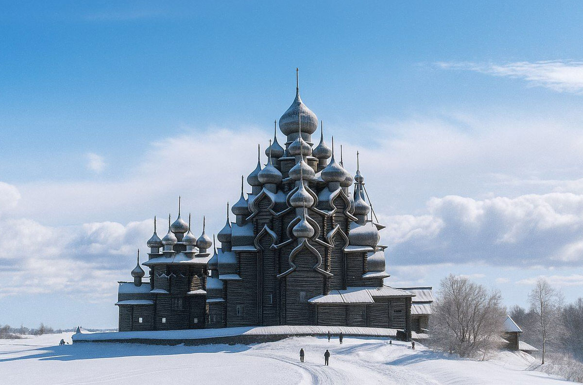 Остров Кижи зимой