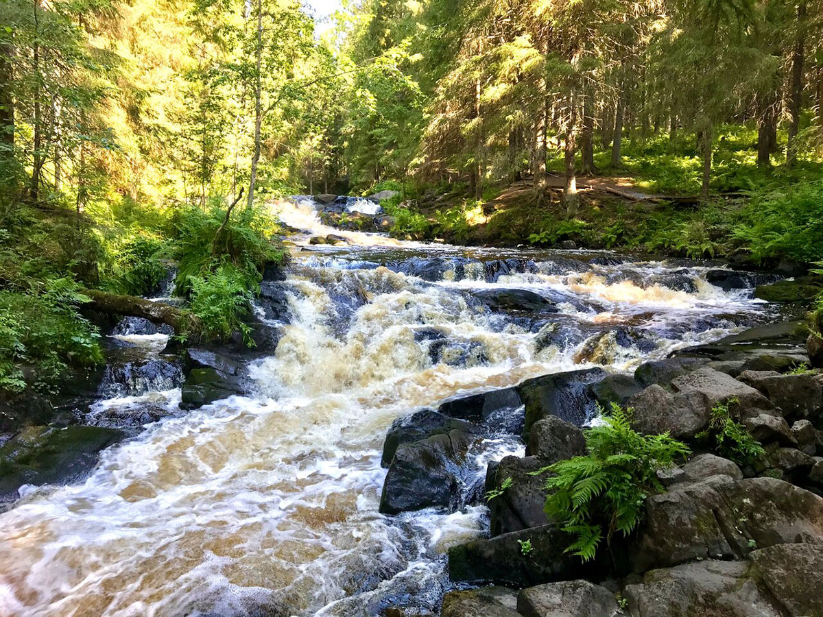 Экопарк «Долина водопадов» в Карелии