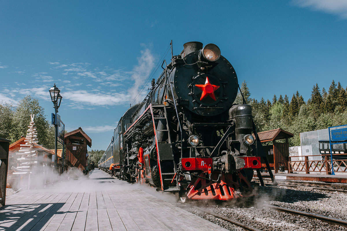 Ретропоезд Рускеальский экспресс