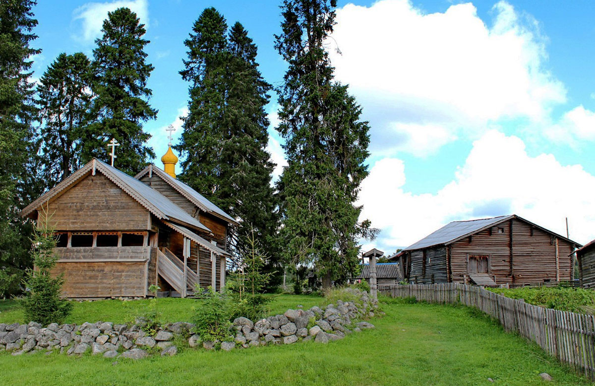 Деревня Кинерма в Карелии